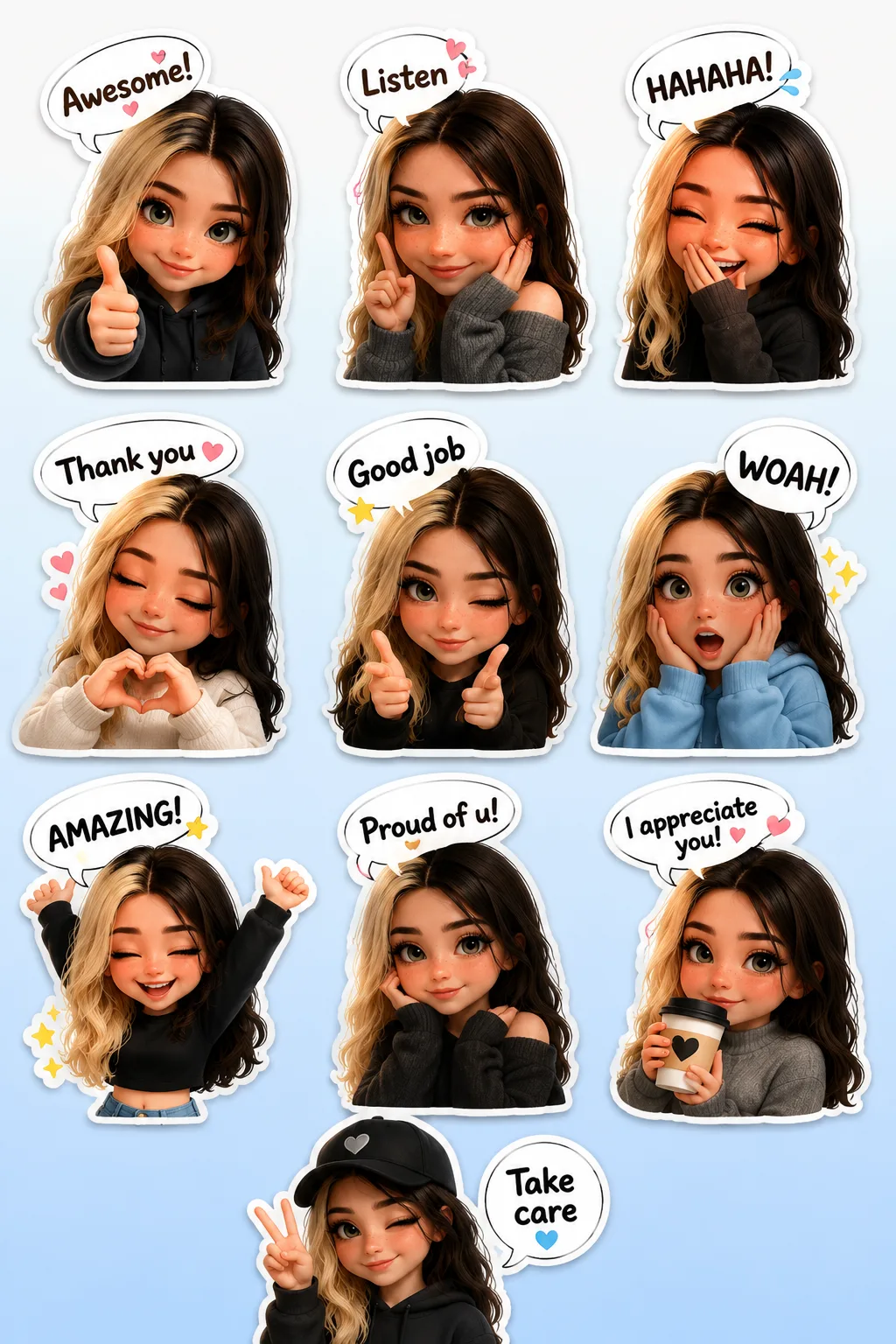 chibi_3d_emoji_word_2 creation