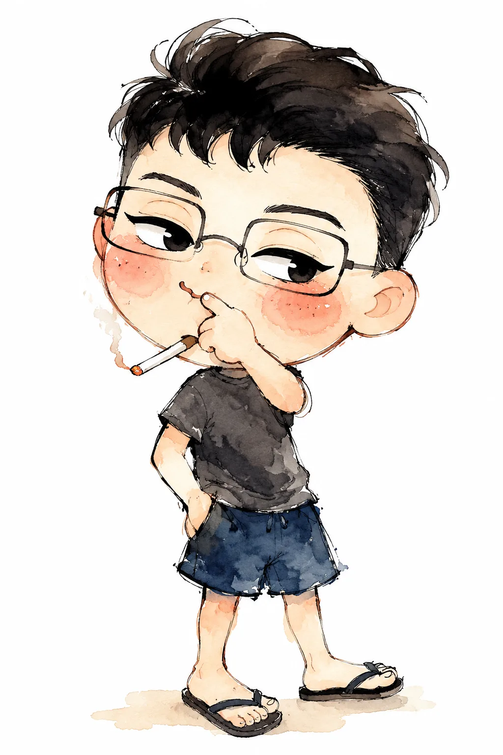 chibi_2d_watercolor creation