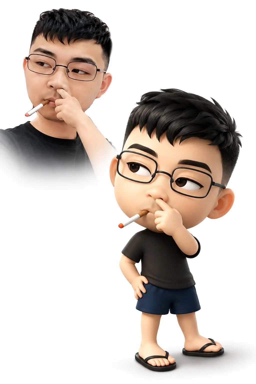 real_person_chibi_3d creation