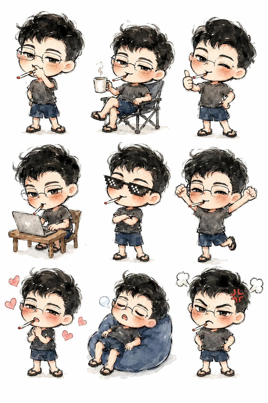 chibi_2d_watercolor creation