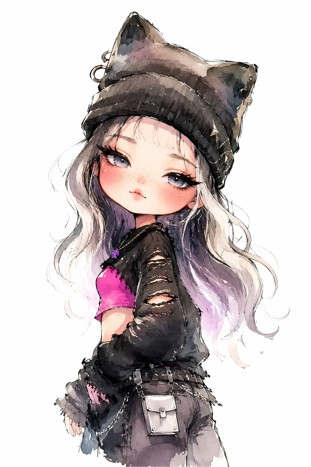 chibi_2d_watercolor creation