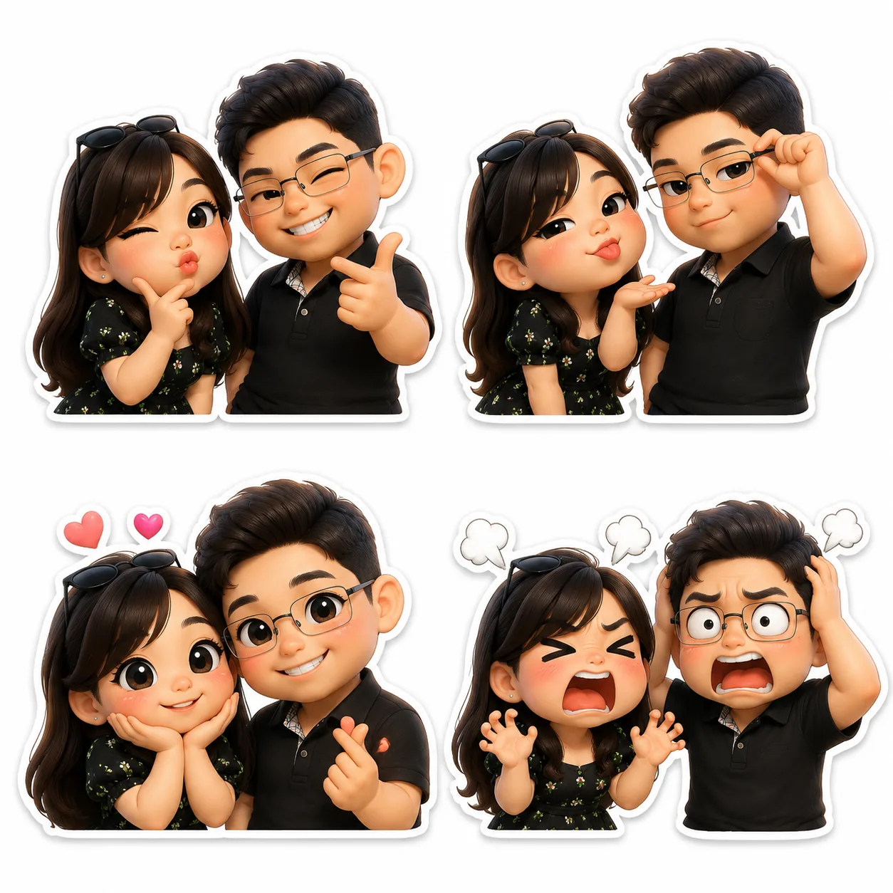 chibi_3d_emoji_stickers creation