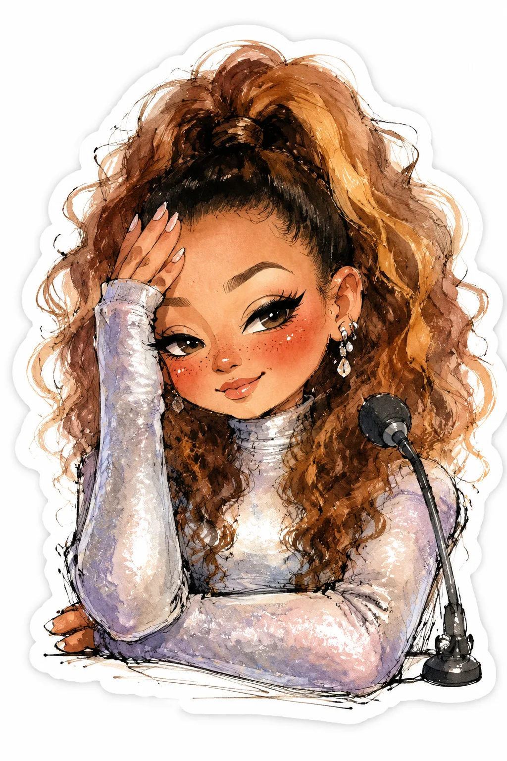chibi_sticker_watercolor creation