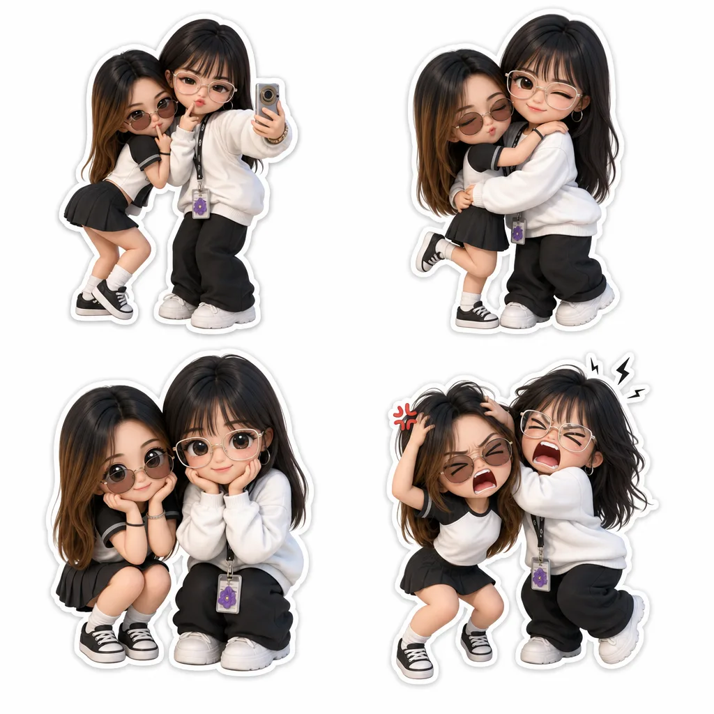 Image to Image Generator · Emoji · Chibi 3D Emoji Stickers