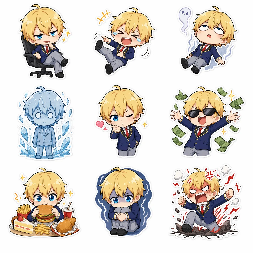 Image to Image Generator · Sticker · Emoji Collection: Set 1