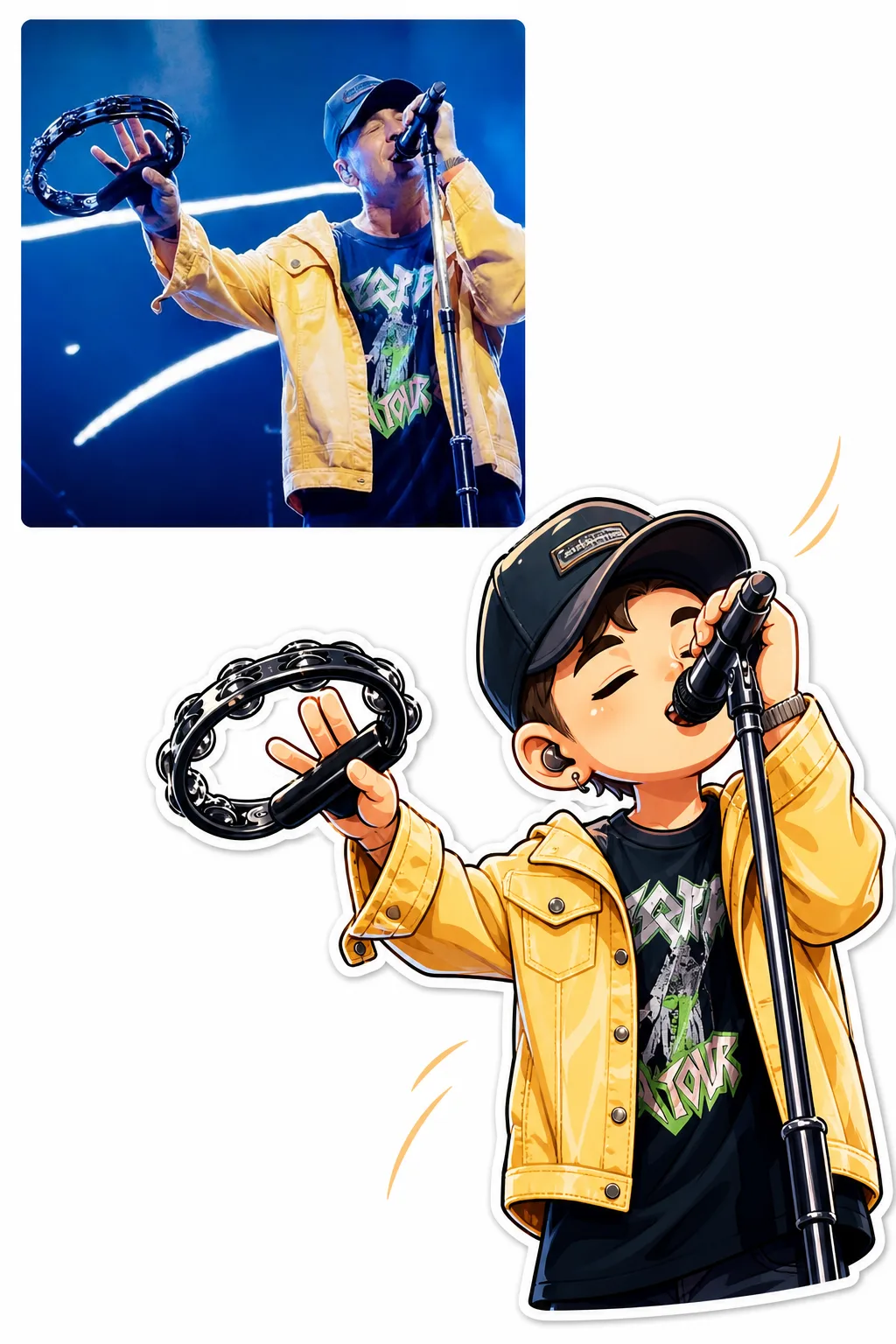 real_person_chibi_sticker creation