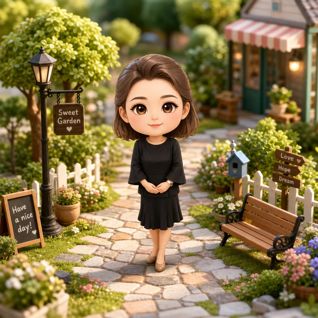 chibi_3d_miniature_diorama creation