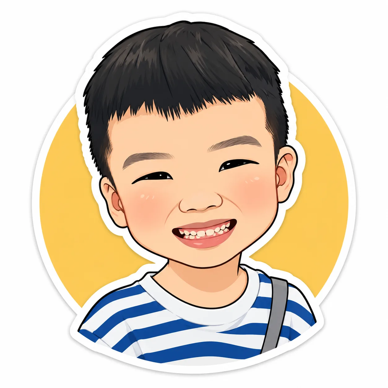 chibi_flat_sticker creation