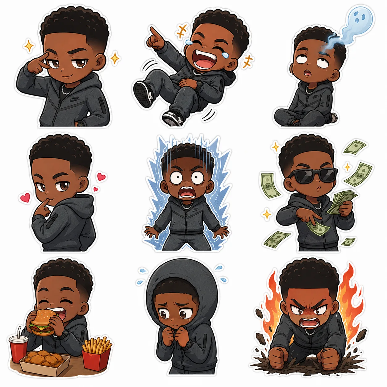 chibi_character_stickers creation