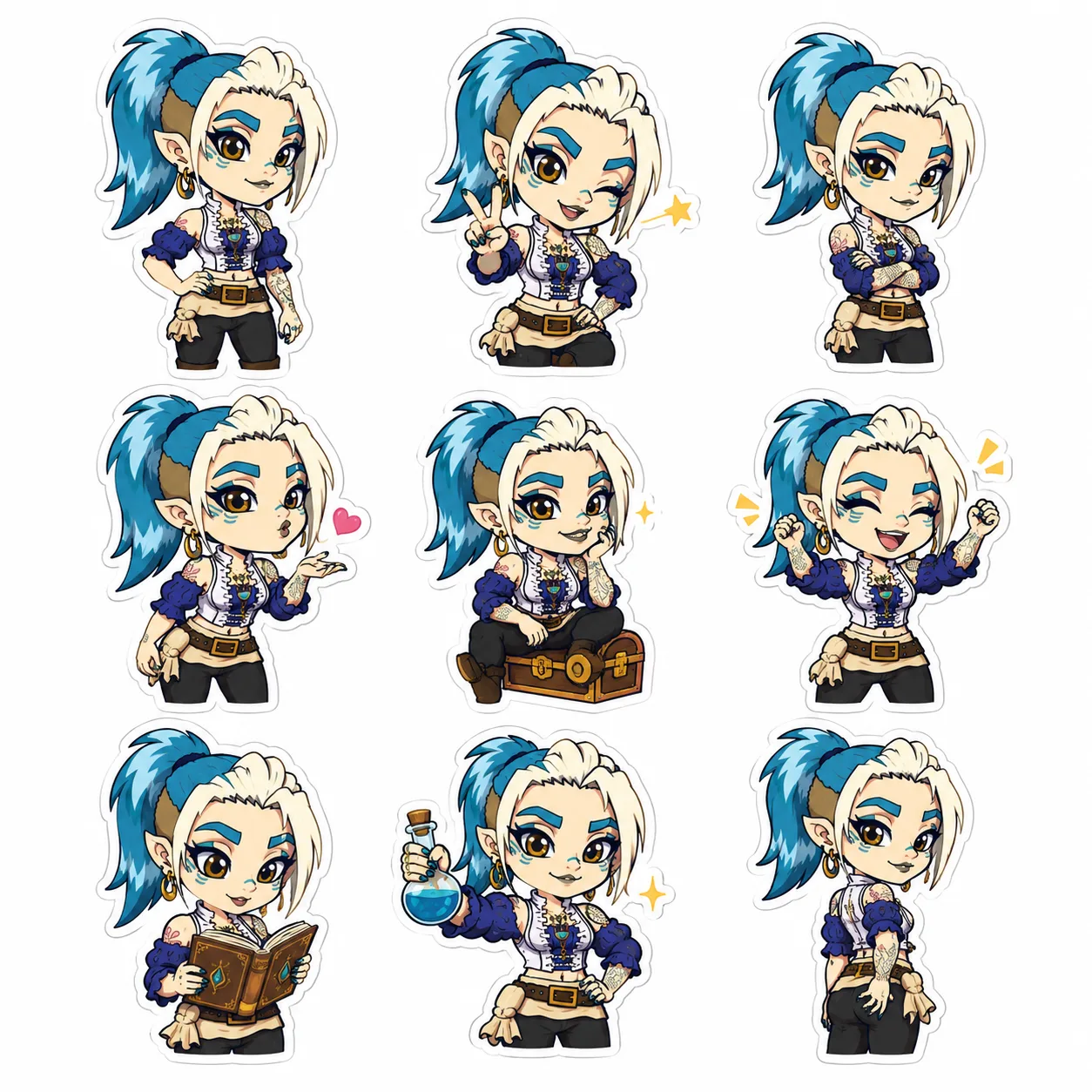 chibi_single_sticker creation