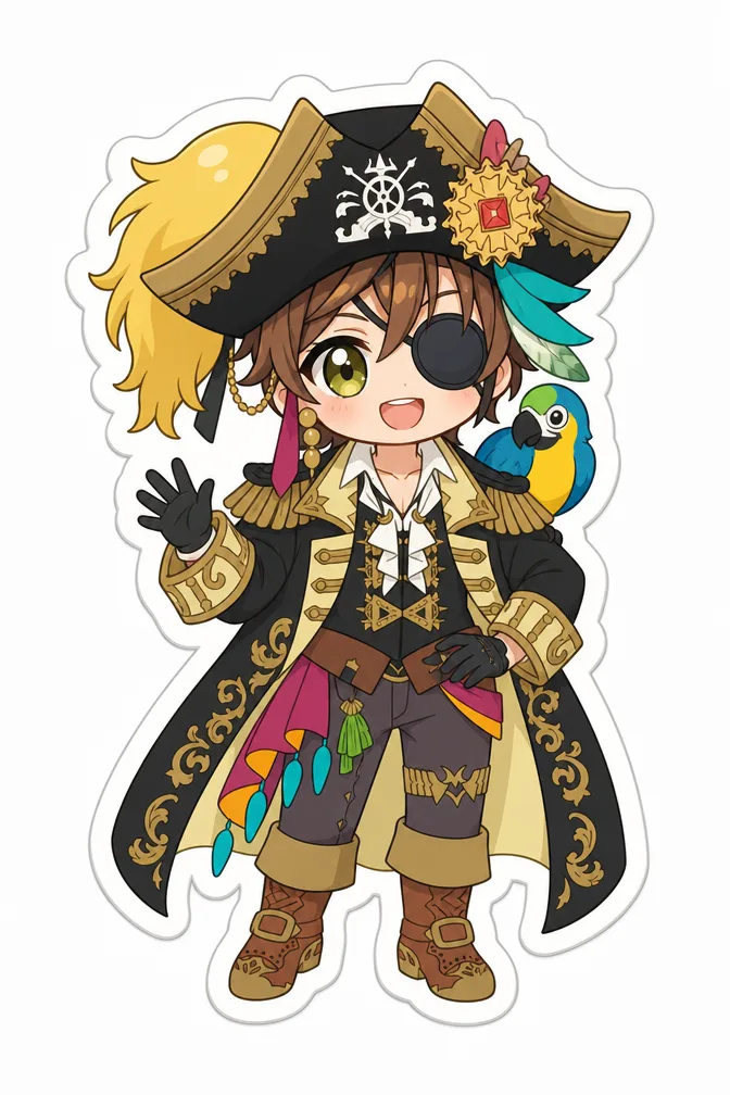 Image to Image Generator · Chibi · Chibi Handdrawn Sticker