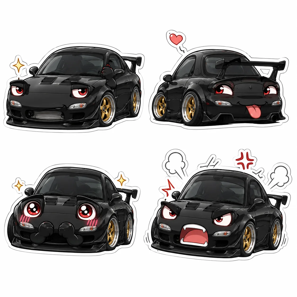 画像から画像ジェネレーター · 絵文字 · チビ絵文字ステッカー