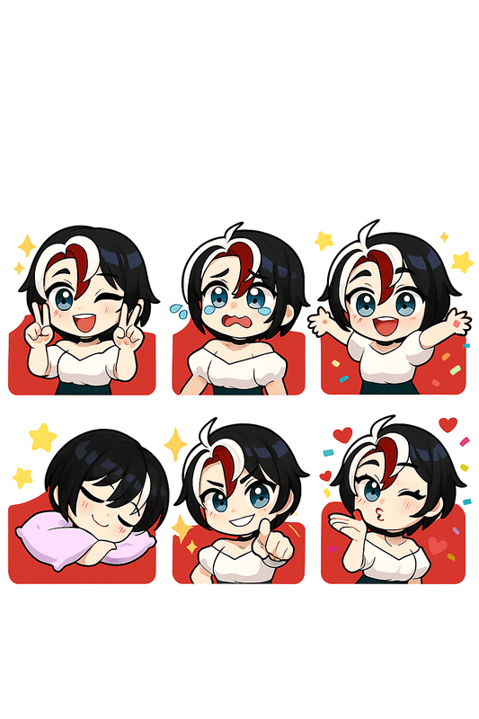 "auto shared by user of chibi Art community" - Created using AI Sticker Generator with chibi_emoji_stickers style in chibi category. Generated on August 1, 2025 using Image to Image generation method.