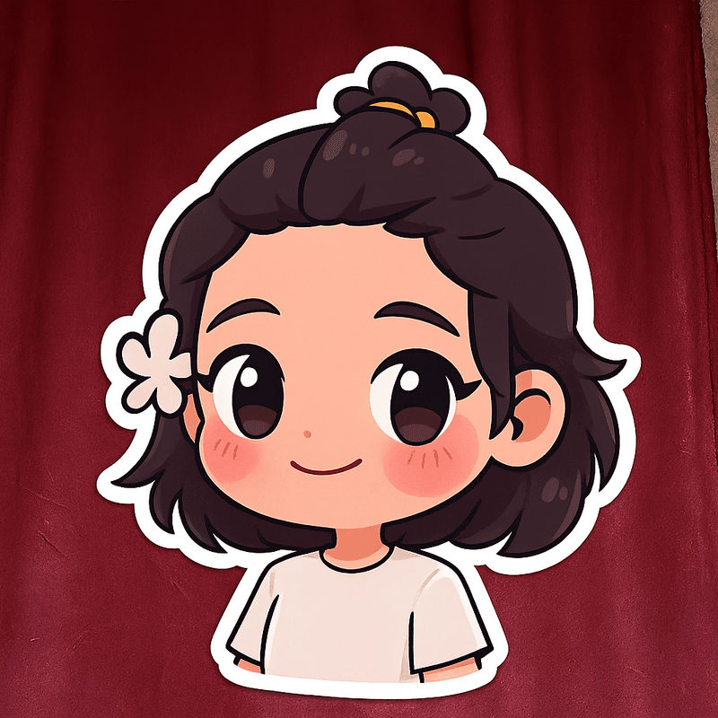 "auto shared by user of chibi Art community" - Created using AI Sticker Generator with chibi_single_sticker style in chibi category. Generated on August 2, 2025 using Image to Image generation method.