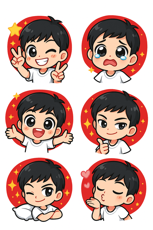 "auto shared by user of chibi Art community" - Created using AI Sticker Generator with chibi_emoji_stickers style in chibi category. Generated on August 4, 2025 using Image to Image generation method.