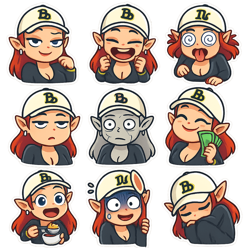 "auto shared by user of chibi Art community" - Created using AI Sticker Generator with chibi_character_stickers style in chibi category. Generated on August 6, 2025 using Image to Image generation method.