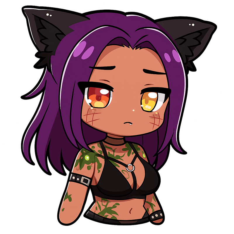 "auto shared by user of chibi Art community" - Created using AI Sticker Generator with chibi_single_sticker style in chibi category. Generated on August 8, 2025 using Image to Image generation method.