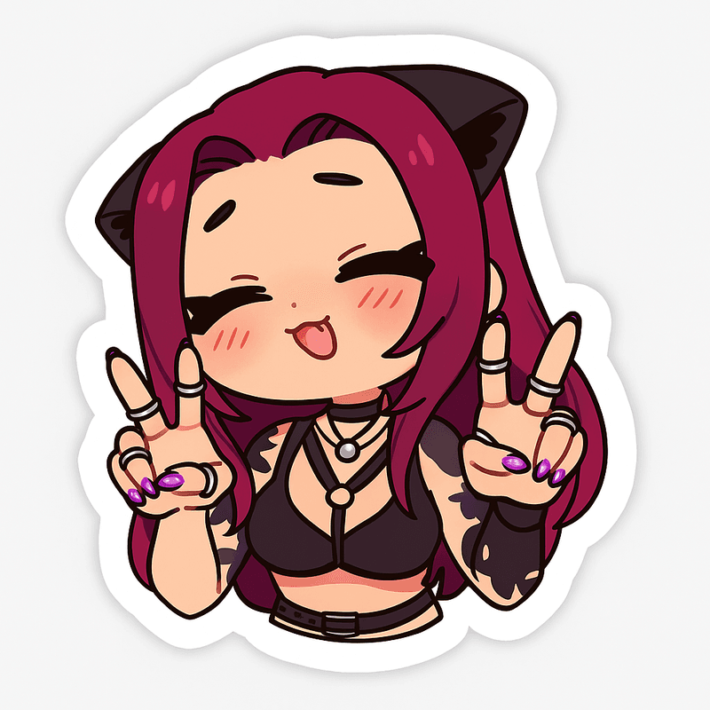 "auto shared by user of chibi Art community" - Created using AI Sticker Generator with chibi_single_sticker style in chibi category. Generated on August 8, 2025 using Image to Image generation method.