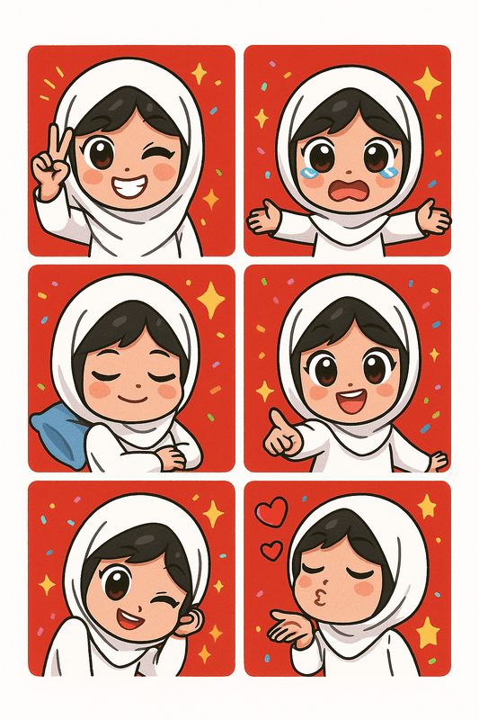 "auto shared by user of chibi Art community" - Created using AI Sticker Generator with chibi_emoji_stickers style in chibi category. Generated on August 18, 2025 using Image to Image generation method.