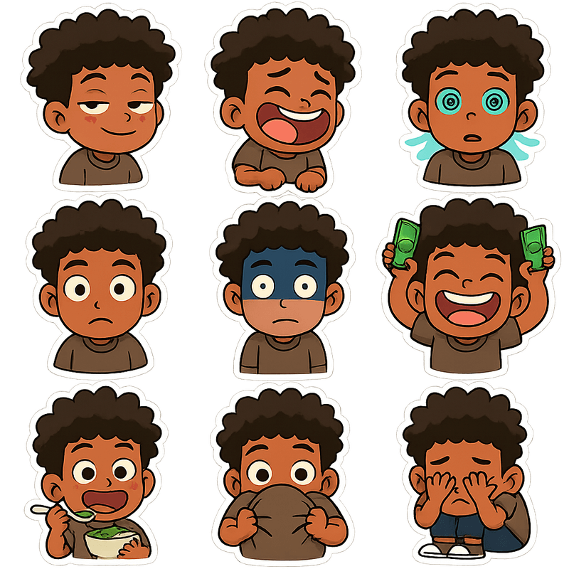 "auto shared by user of chibi Art community" - Created using AI Sticker Generator with chibi_character_stickers style in sticker category. Generated on August 28, 2025 using Image to Image generation method.