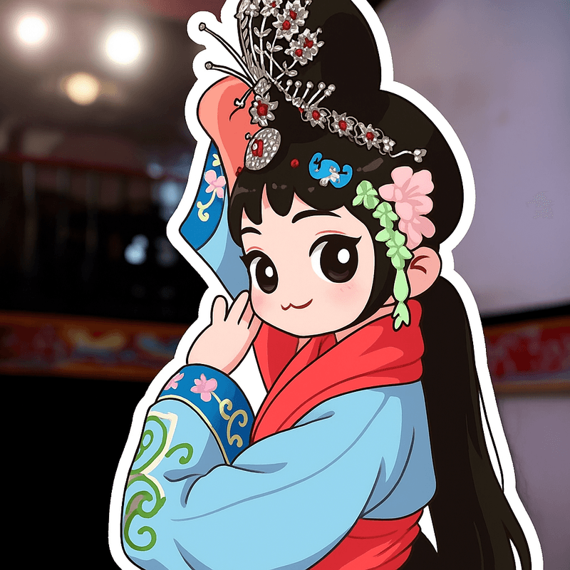 "auto shared by user of chibi Art community" - Created using AI Sticker Generator with chibi_single_sticker style in chibi category. Generated on August 27, 2025 using Image to Image generation method.