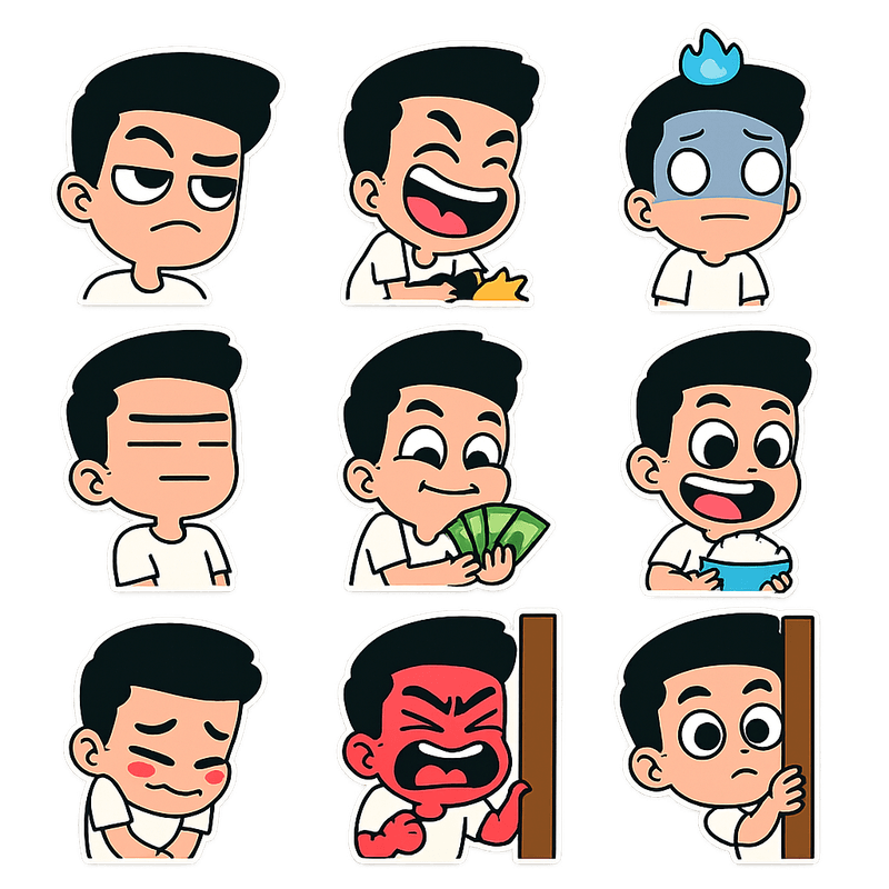 "auto shared by user of chibi Art community" - Created using AI Sticker Generator with chibi_character_stickers style in sticker category. Generated on August 30, 2025 using Image to Image generation method.
