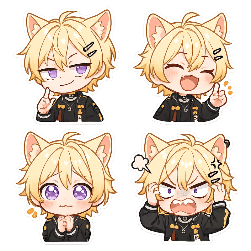 "auto shared by user of chibi Art community" - Created using AI Sticker Generator with chibi_emoji_stickers style in emoji_type category. Generated on August 31, 2025 using Image to Image generation method.