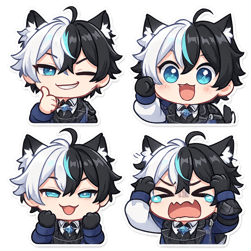 "auto shared by user of chibi Art community" - Created using AI Sticker Generator with chibi_emoji_stickers style in emoji_type category. Generated on August 31, 2025 using Image to Image generation method.