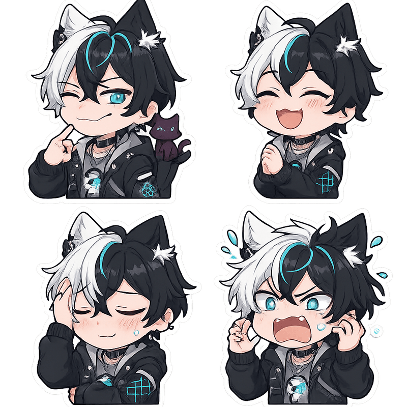 "auto shared by user of chibi Art community" - Created using AI Sticker Generator with chibi_emoji_stickers style in emoji_type category. Generated on August 31, 2025 using Image to Image generation method.