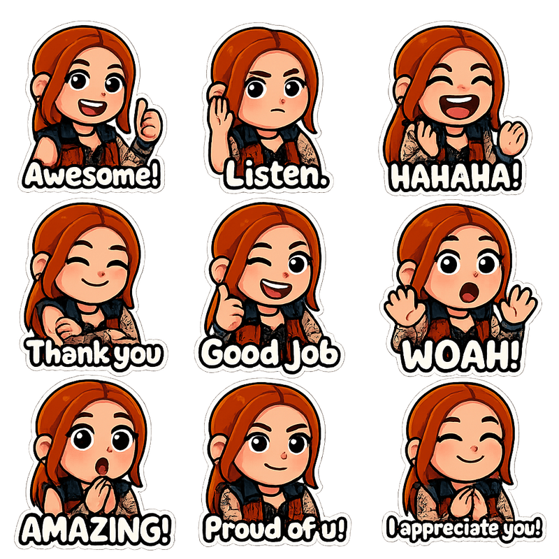 "auto shared by user of chibi Art community" - Created using AI Emoji Generator with chibi_emoji_word_1 style in emoji_type category. Generated on September 4, 2025 using Image to Image generation method.