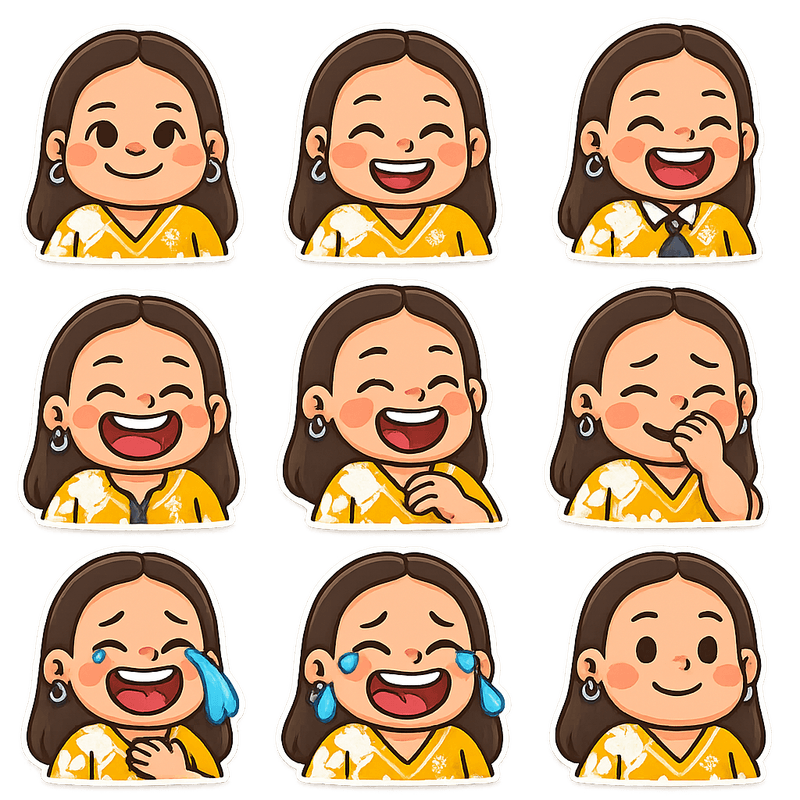 "auto shared by user of chibi Art community" - Created using AI Sticker Generator with chibi_emoji_stickers_2 style in sticker category. Generated on September 4, 2025 using Image to Image generation method.