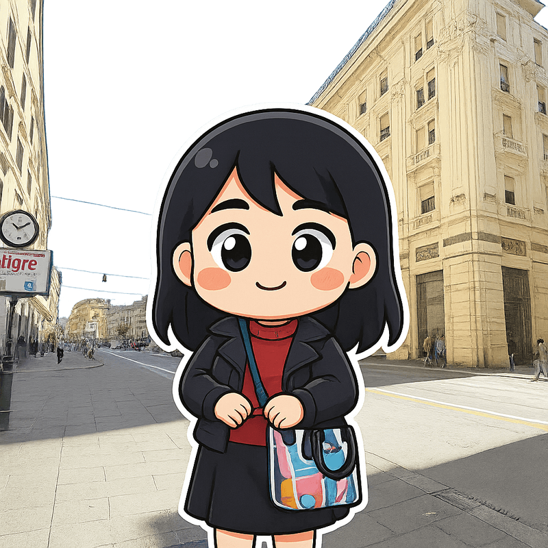 "auto shared by user of chibi Art community" - Created using AI Sticker Generator with chibi_single_sticker style in chibi category. Generated on September 5, 2025 using Image to Image generation method.