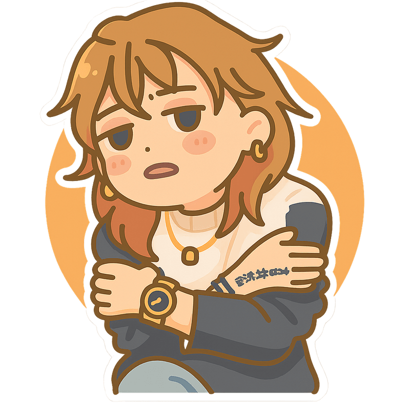 "auto shared by user of chibi Art community" - Created using AI Sticker Generator with chibi_flat_sticker style in sticker category. Generated on September 6, 2025 using Image to Image generation method.