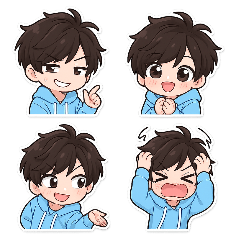 "auto shared by user of chibi Art community" - Created using AI Sticker Generator with chibi_emoji_stickers style in emoji_type category. Generated on September 7, 2025 using Image to Image generation method.