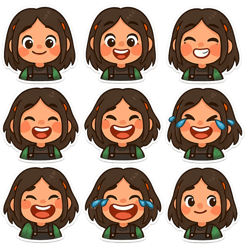 "auto shared by user of chibi Art community" - Created using AI Sticker Generator with chibi_emoji_stickers_2 style in sticker category. Generated on September 11, 2025 using Image to Image generation method.