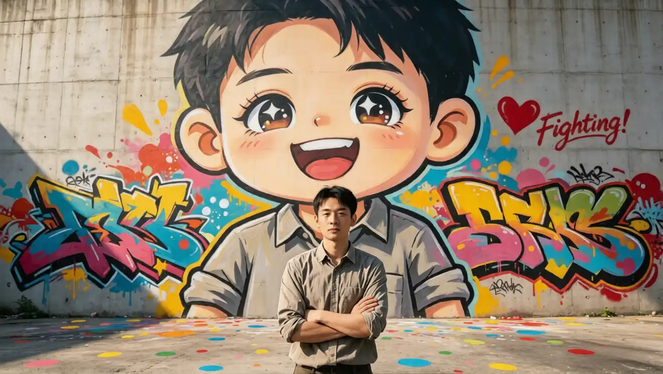 chibi_graffiti_mural