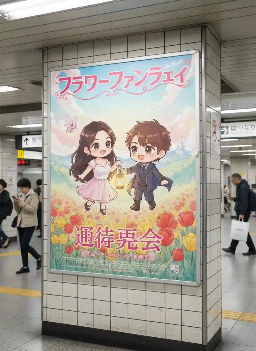 chibi_poster_reality - creative chibi template