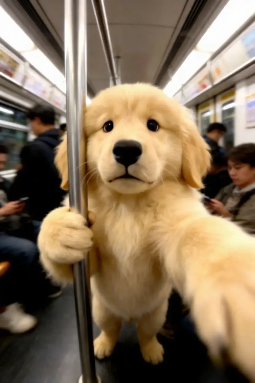 pet_commute_selfie - pet_humanized chibi template