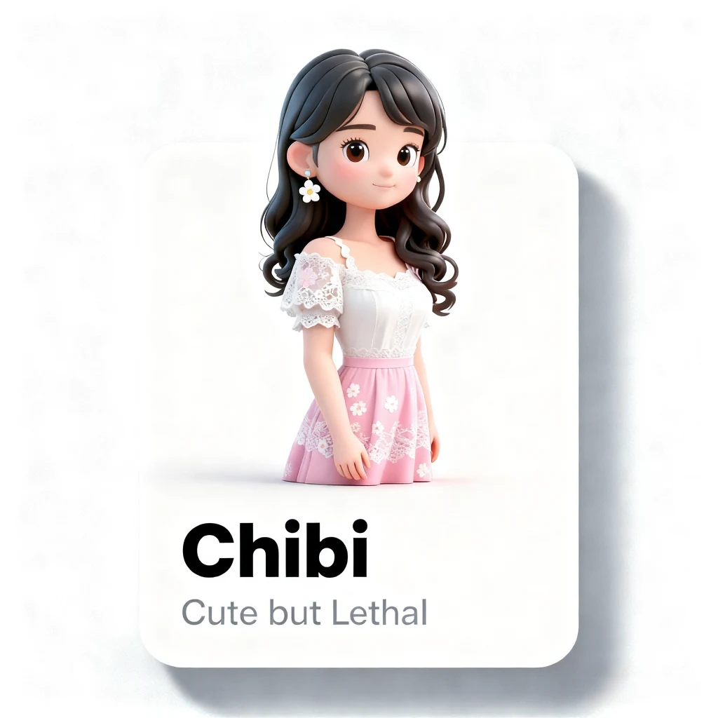 chibi_charactor_card - creative chibi template