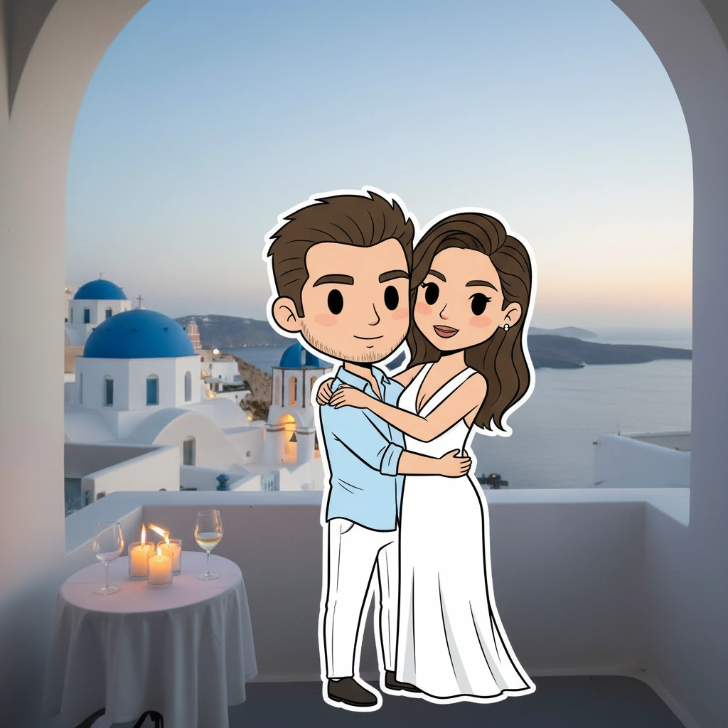 santorini_blue_hour_sticker - chibi_sticker chibi template