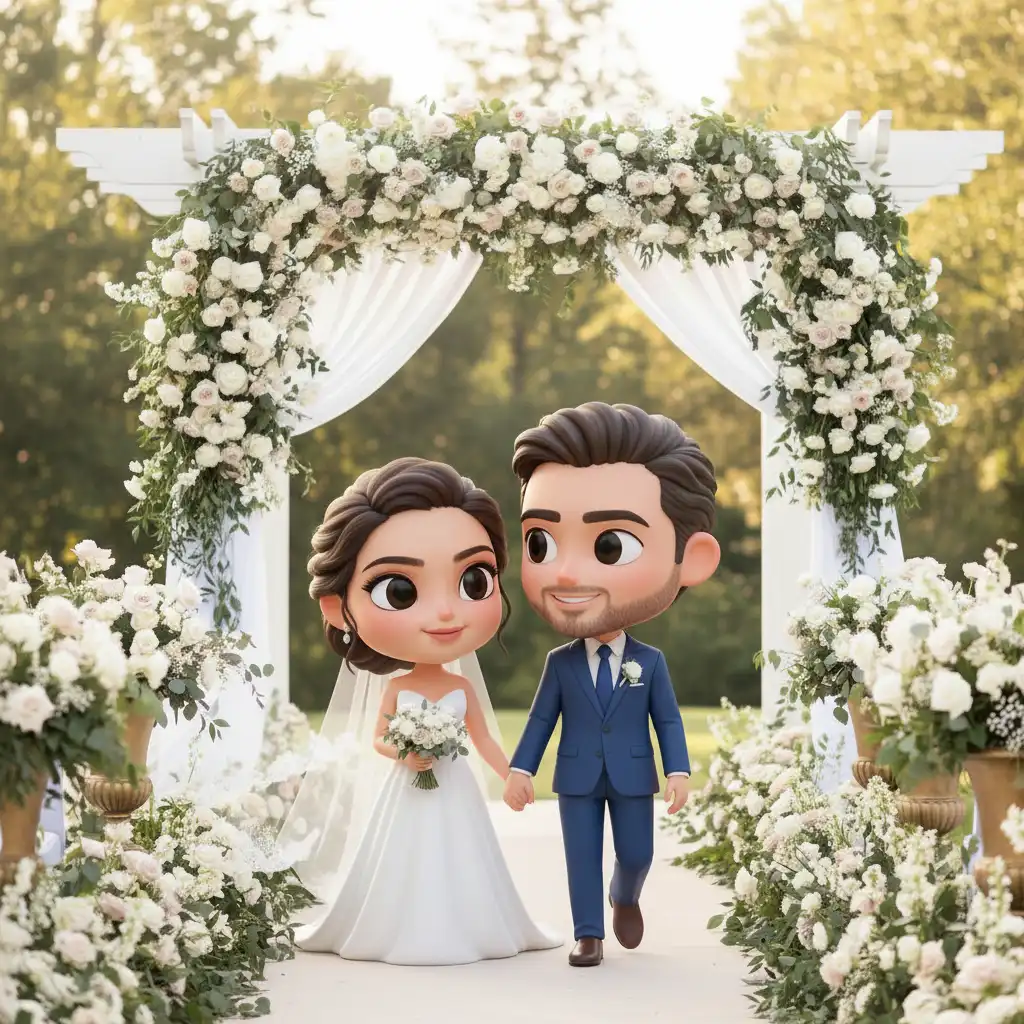 wedding_aisle_3d - chibi_3d chibi template