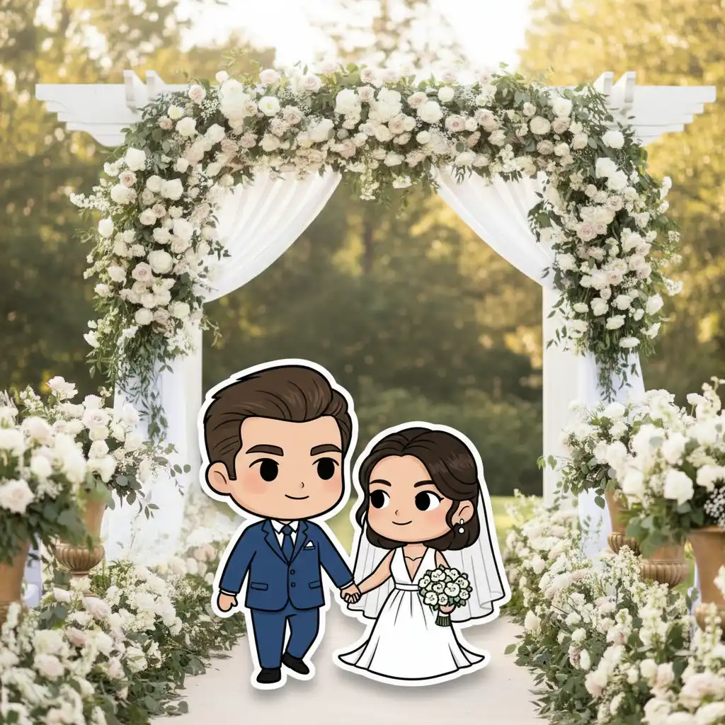 wedding_aisle_sticker - chibi_sticker chibi template